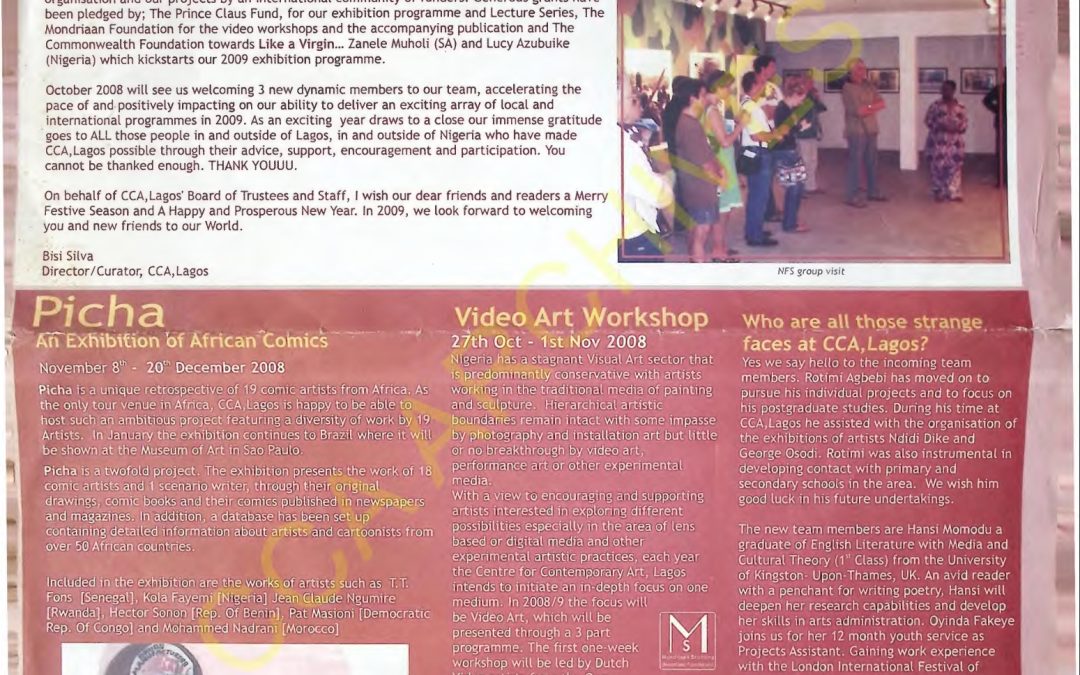 Newsletter: June – December 2008