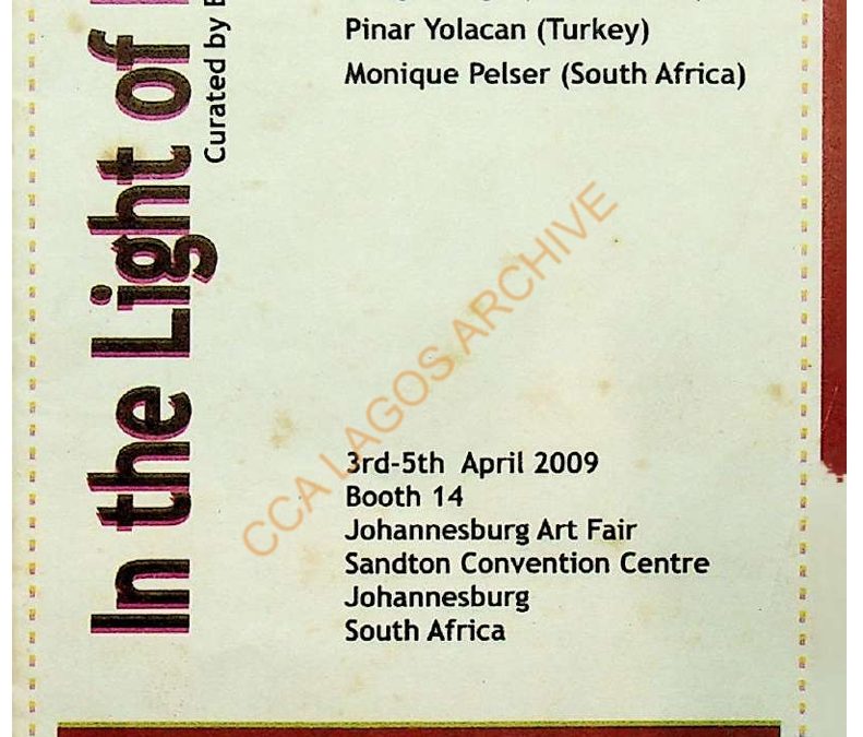 In The Light of Play- Exhibition Brochure; Curated By Bisi Silva
