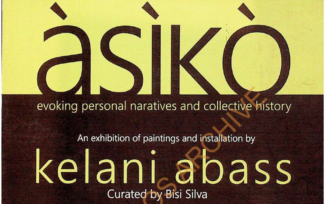 ASIKO: Evoking Personal Narratives and Collective History Kelani Abass