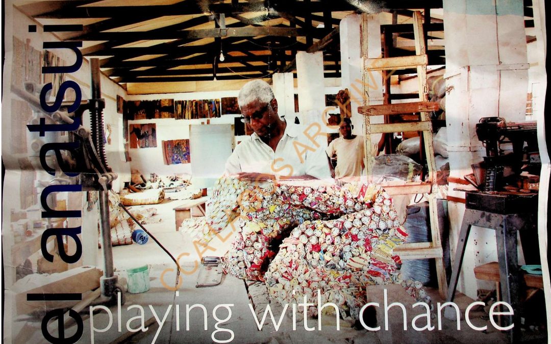 Brochure: Playing with Chance by El Anatsui