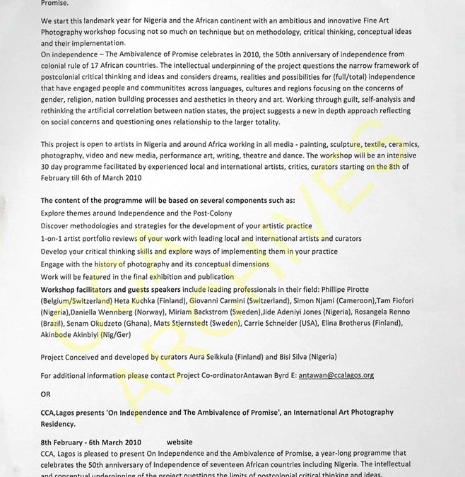 Call for Application-Independence and The Ambivalence of Promise