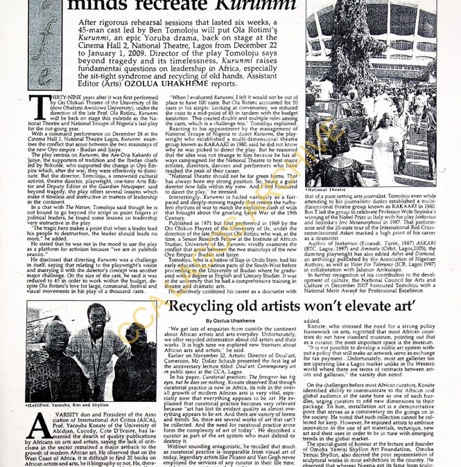 39 Years after, fresh Minds Recreate Kurunmi