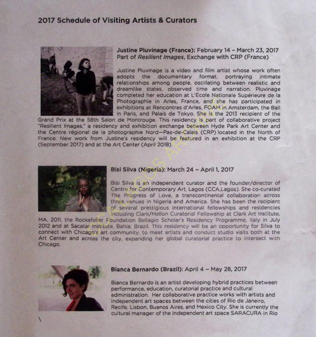 The Jackman Goldwasser Residency at Hyde Park Art Center