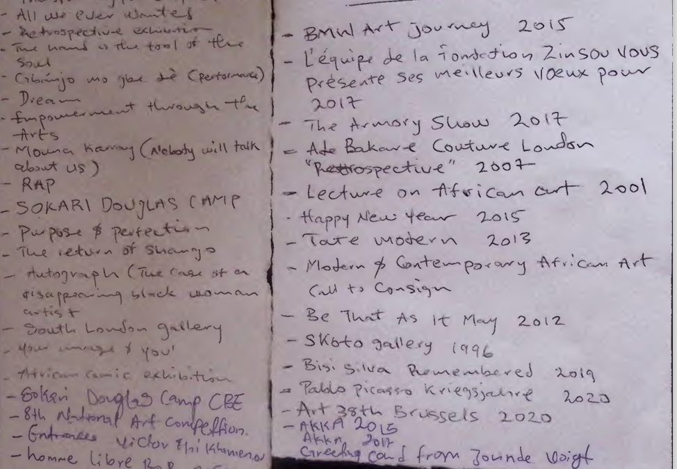 List and Names of Invitations in CCA File