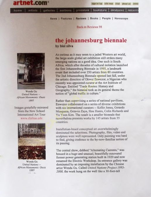 The Johannesburg Biennale