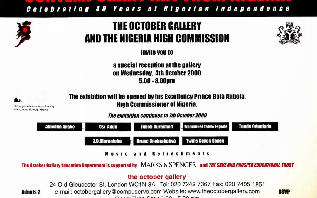 Contemporary Art from Nigeria