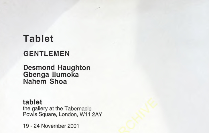 Tablet: Gentlemen