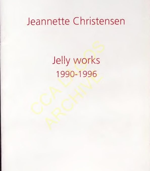Jeannette Christensen Jelly works