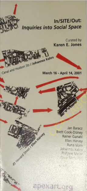 In/SITE/Out: Inquiries into Social Space Curated by Karen E. Jones