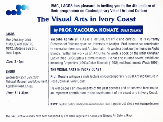 The Visual Arts in Ivory Coast
