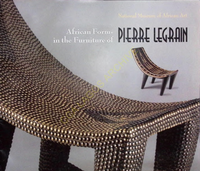 African Forms in the Furniture of Pierre Legrain
