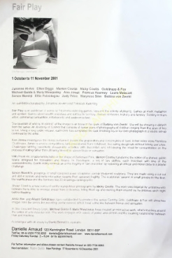 Jananne AI-Ani Ellen Biuge Marion Cout s Nicky Coutts Goldfrapp & Fox Micl1ael Guida & Marl< Winstanley Ann Jones Frances Kearney Laura Malacart Simon Moretti Effie Paleologou Judy Price Maryrose Sinn Bettina von Zwehl