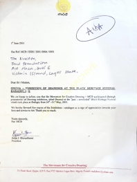 ONUMA- EXHIBITION OF DRAWINGS AT THE BLACK HERITAGE FESTlVAL BADAGRY, 2: ~