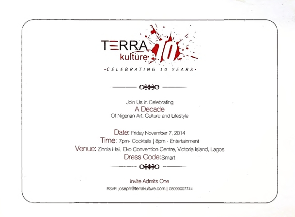 10th Anniversary of Terra Kulture