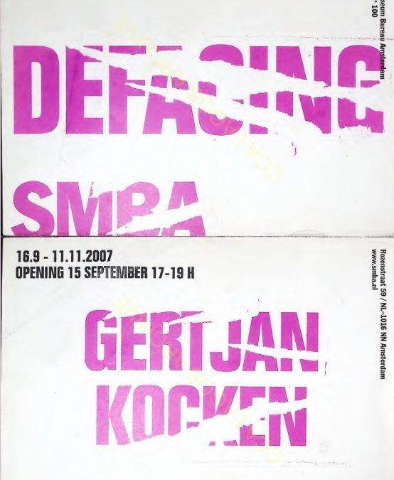 Gert Jan Kochen – Defacing