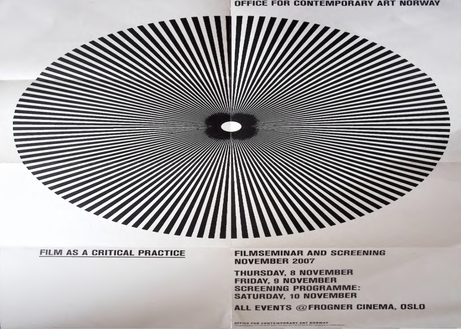 Office for Contemporary Art Norway: Film as a Critical Practice Seminar and Screening