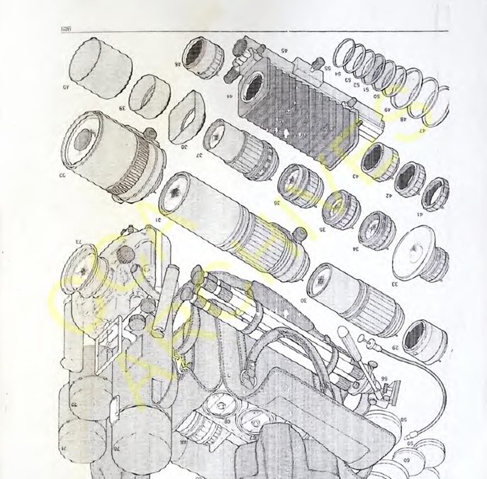 Exploded-view schematic diagram