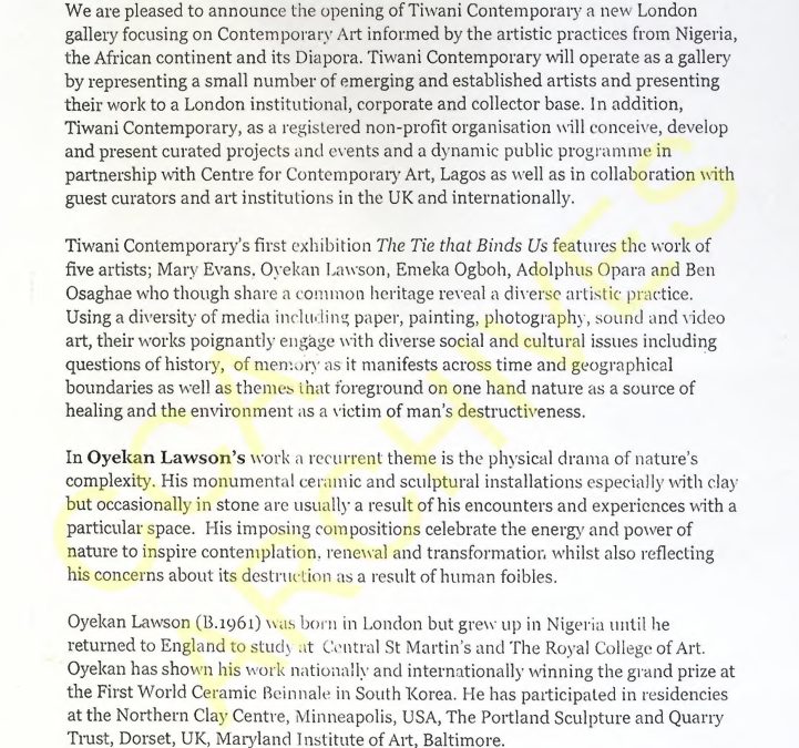 A London Gallery Focusing On Contemporary Art