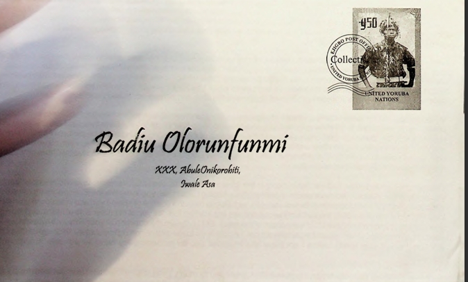 Letter to My Father – Conceptual Artwork by Jelili Olorunfunmi Atiku