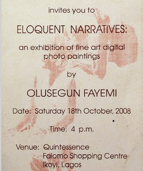 Exhibition :Eloquent Narratives