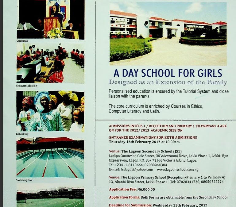 Admission into The Lagoon School