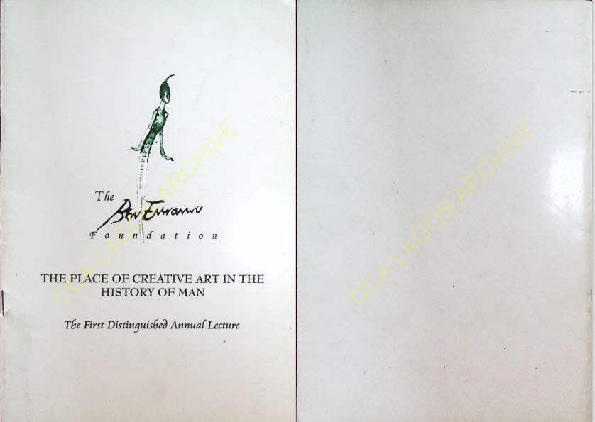 The Place Of Creative Art In The History Of Man