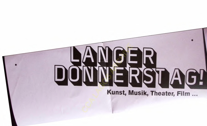 Langer Donnerstag Kunst, Musik, Theater, Film