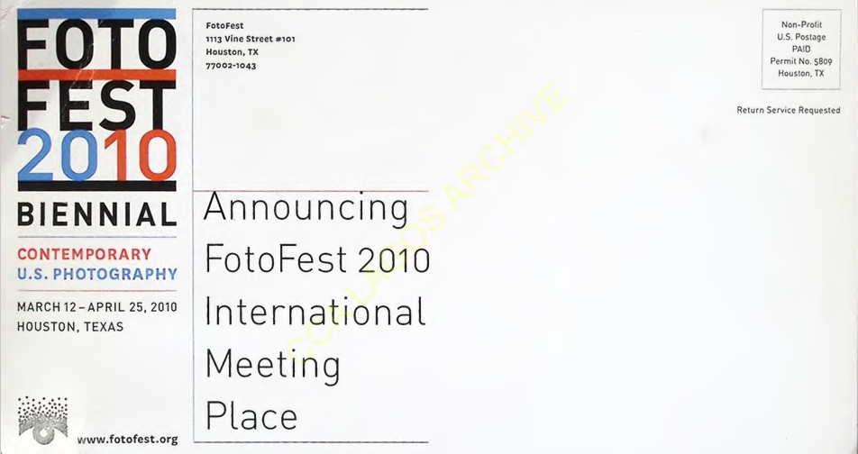 FotoFest 2010 International Meeting Place Mailer