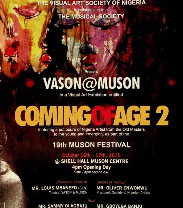 Coming of Age 2 Exhibition | 19th MUSON Festival 2015 Lagos