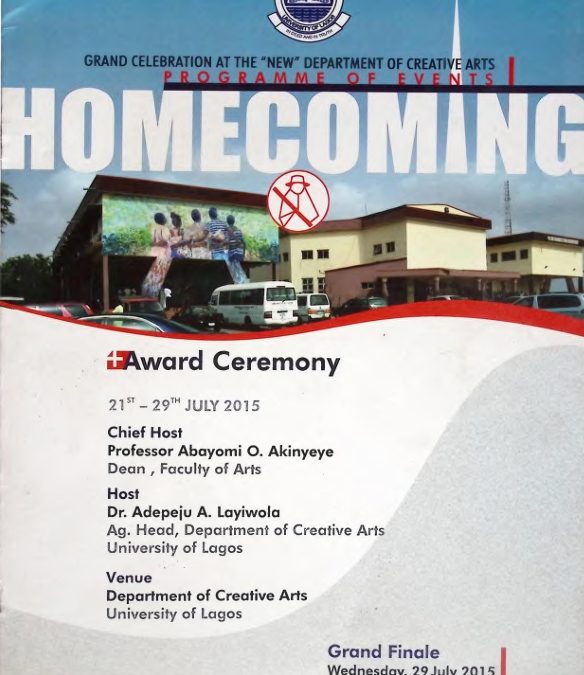 Grand Celebration at the “New” Department of Creative Arts