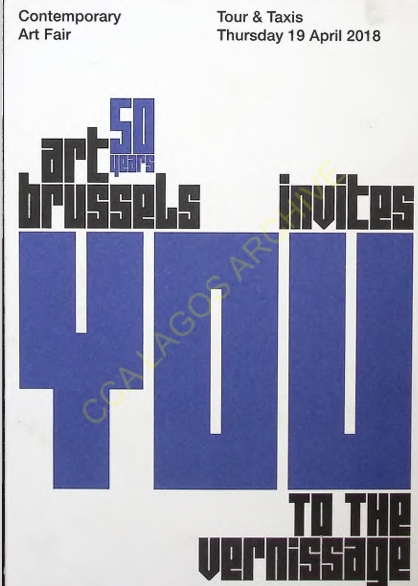 Vernissage :Art Brussels 50 years