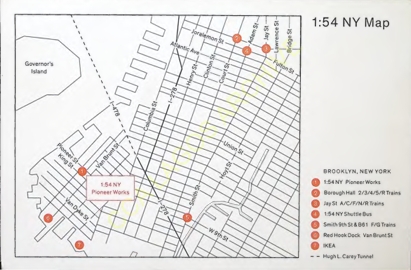 1:54 Ny Map Brooklyn, Newyork