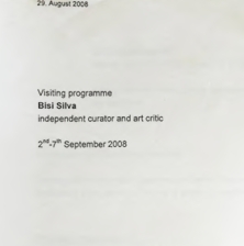 Kunstrådet (Danish Arts Council) Visiting Programme: Bisi Silva Research Delegation