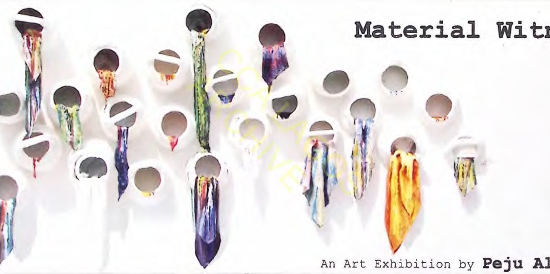 Material Witness: Exhibition Invitation