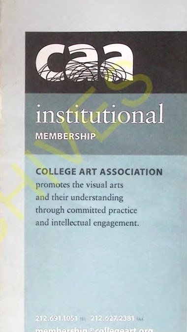 CAA Institutional Membership