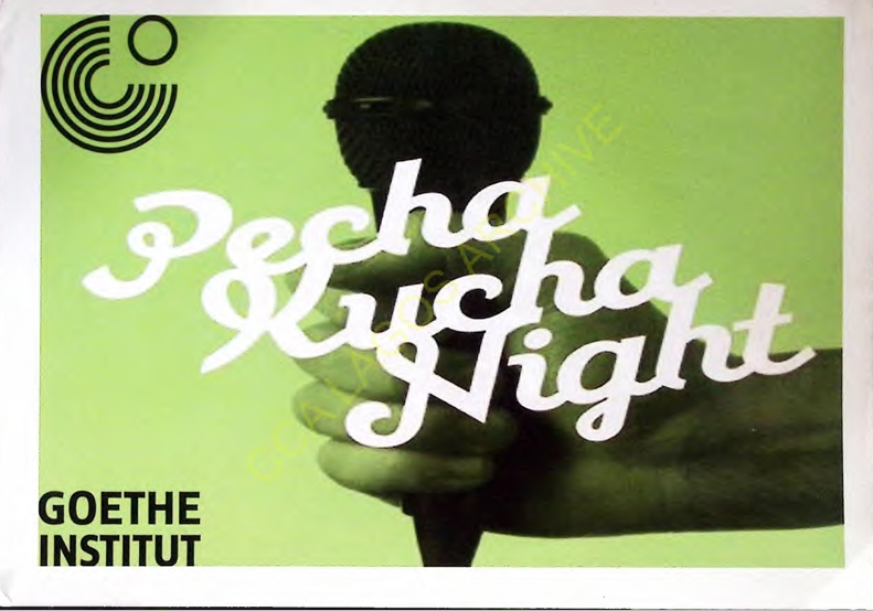 Goethe-Institut Nigeria Exhibition Invitation: PechaKucha Night