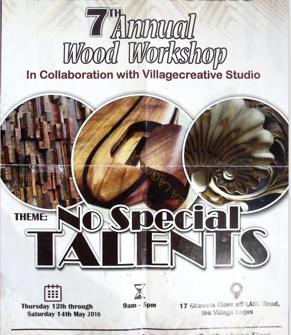 Skillmatter : 7th Annual Wood Workshop -No Special Talents