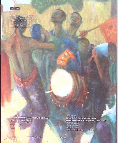 Bonhams London -Modern Africa :Contemporary Africa