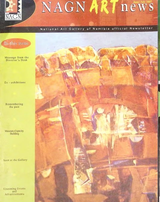National Art Gallery Of Namibia Official Newsletter June /July 2007