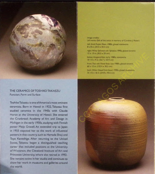 The Ceramics of Toshiko Takaezu