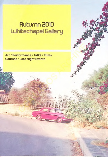 Whitechapel Gallery Autumn 2010 Programme Brochure