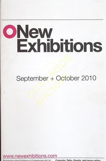 New Exhibitions of Contemporary Art Guide