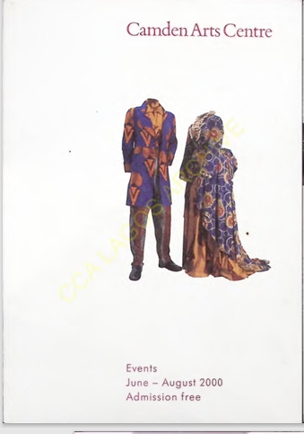 Camden Art Centre -Events June -August 2000