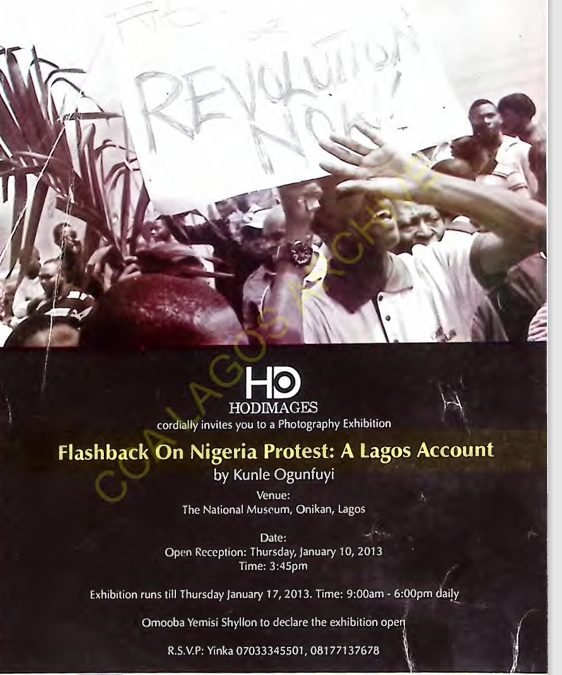 Flashback On Nigeria Protest: A Lagos Account”