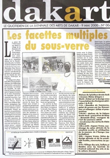 Senegalese Reverse Glass Painting: Dak’Art 2000 | Newspaper Archive