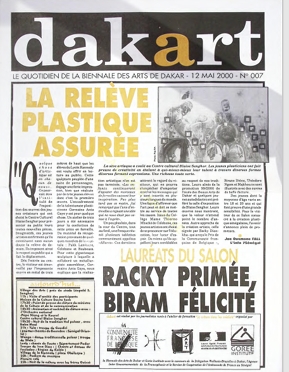 Dak’Art 2000: Biennale Daily Newspaper No. 7 Archive | Dakar Senegal