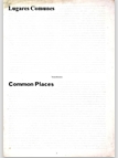 Lugares Comunes: Common Places