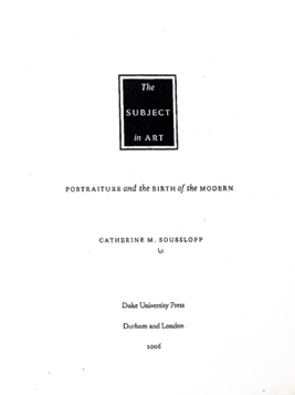 Portraiture and the Birth of the Modern
