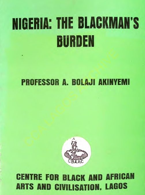 Nigeria: The Blackman’s Burden