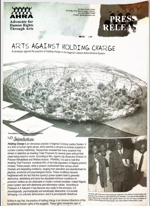 Arts Against Holding Charge: E Wawo Exhibition Report